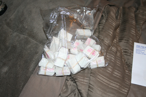 250 packets of heroin recovered from Thomas Counihan's home