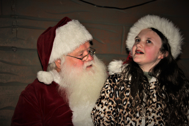 Bella decides what to ask Santa for Christmas – she chose video games. (Credit: Elizabeth Wagner)  