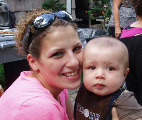 COURTESY PHOTO | Kristina Tfelt with her 1-year-old son, Joseph, in a photo dated August 2012.