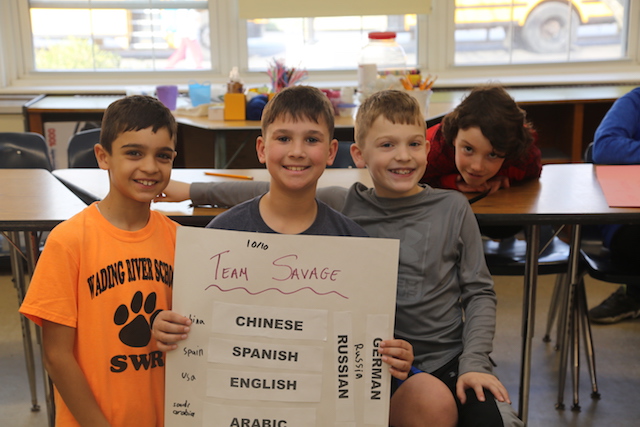 Wading River Elementary School’s new World Language club