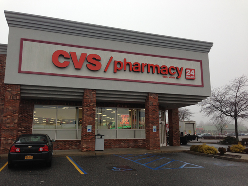 PAUL SQUIRE FILE PHOTO | The CVS location on ROute 58 in Riverhead.