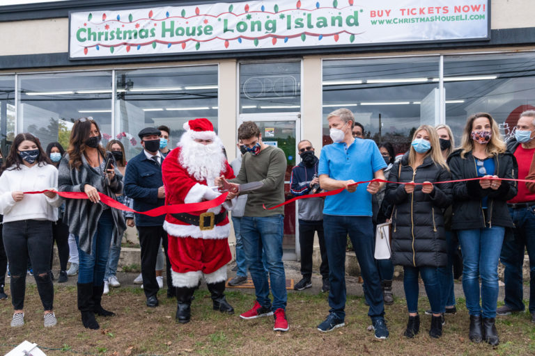 Photos: Santa Claus arrives in Riverhead for ribbon cutting at