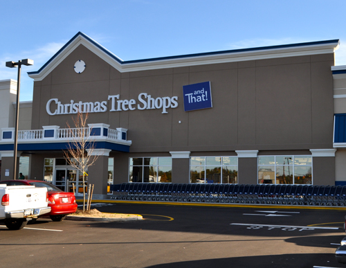 RACHEL YOUNG PHOTO | Christmas Tree Shops opened today on Route 58 in Riverhead.