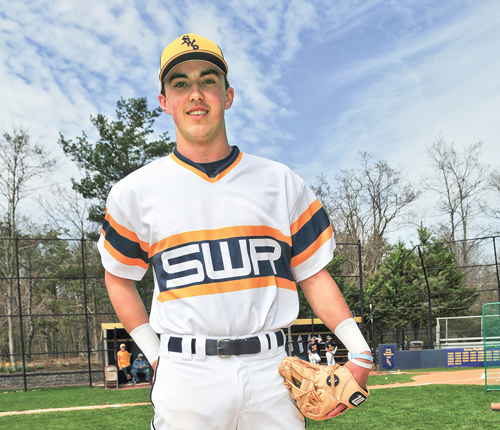 Shoreham-Wading River freshman Brian Morrell has found himself in rare company by throwing two no-hitters in his first two varsity starts. (Credit: Bill Landon)