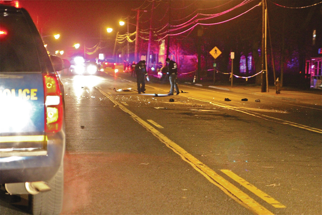 The fatal accident scene on Flanders Road in 2014. (File photo: Jen Nuzzo)