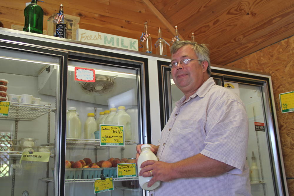 Hal Goodale received a $80,000 grant to help him expand the family business. (Credit: Carrie Miller)