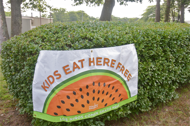 LI Cares started offering free breakfast for kids under age 18 through the end of August. (Credit: Barbaraellen Koch)