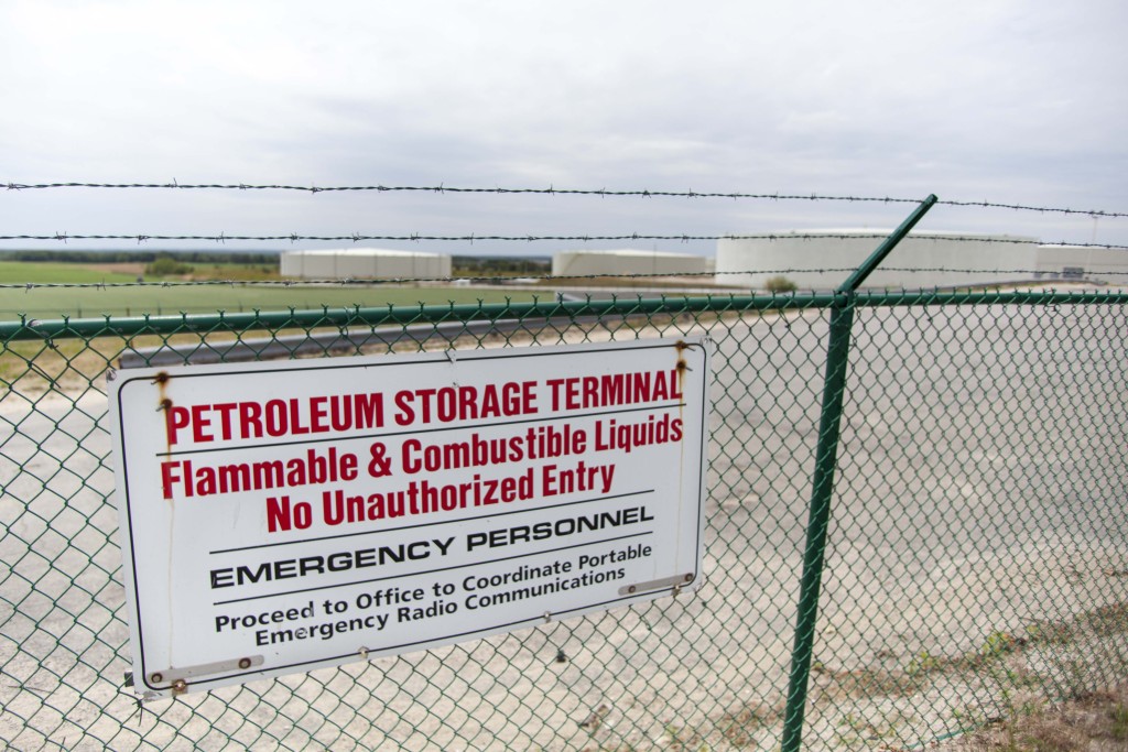 Community groups are fighting to keep the United Riverhead Terminal (above) from expanding to store gasoline and ethanol. (Credit: Chris Lisinski)