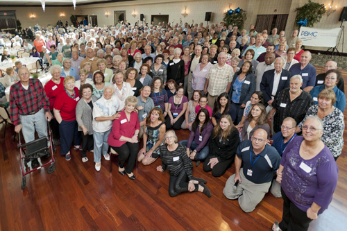Close to 500 joint replacement patients showed up to the 10th annual reunion dance and barbecue on Friday. (Credit: Barbaraellen Koch)