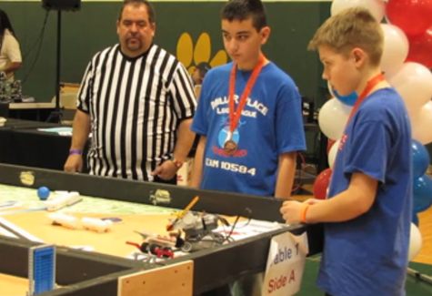 Students compete in the annual FIRST Lego League Championships at Longwood High School Sunday.