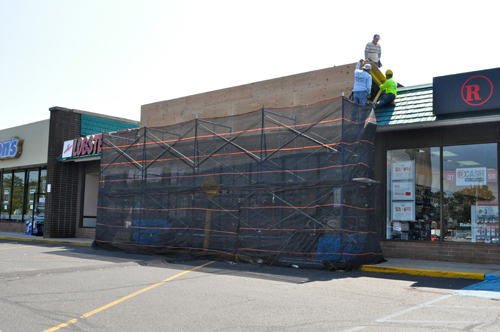 Moe's Southwest Grill is moving into the storefront formerly occupied by Ground Round, pictured, Sept. 18.  (Rachel Young photo)  