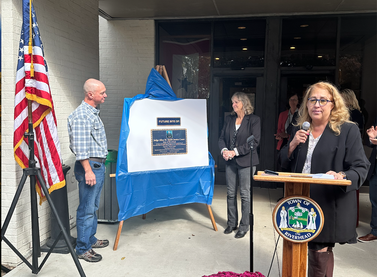 New town court dedicated to former justice Allen Smith Riverhead News