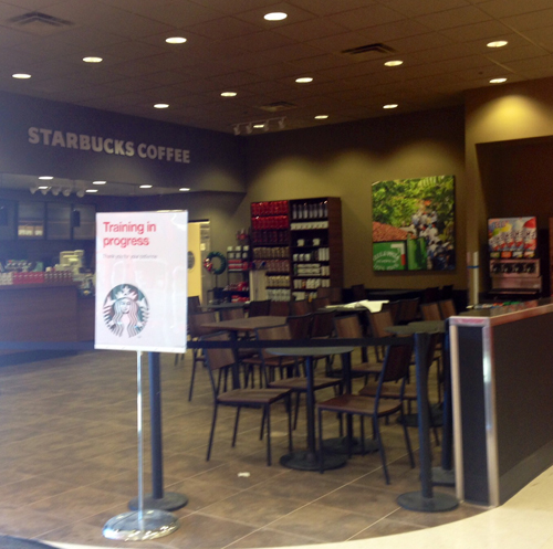 RACHEL YOUNG PHOTO | Starbucks, pictured, is set to open at the Target in Riverhead early next month. 