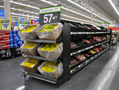 RACHEL YOUNG PHOTO | The new Walmart on Route 58 features a fresh produce section.