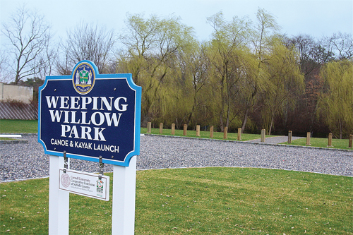 The Weeping Willow Park on West Main Street was purchased with CPF money. BARBARAELLEN KOCH PHOTO  |  