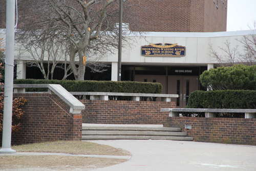 CARRIE MILLER PHOTO | A case of whooping cough was confirmed at Shoreham-Wading River High School last Thursday.