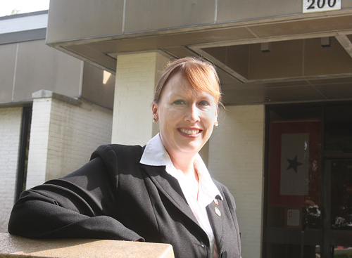 Riverhead tax receiver at Town Hall Laurie Zaneski, Riverhead Town tax receiver