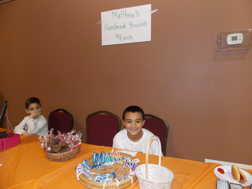 JOSEPH PINCIARO PHOTO | Justin Walker's younger brother, Matthew, made bracelets to raise funds for the Justin Walker Foundation for Hope.