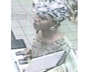 COURTESY SCPD | Police are looking for this woman in connection with a grand larceny.