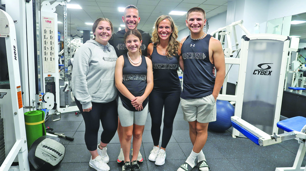The family went from gym members to owners of the Defined Health and Fitness gym in Wading River greco definedhealth