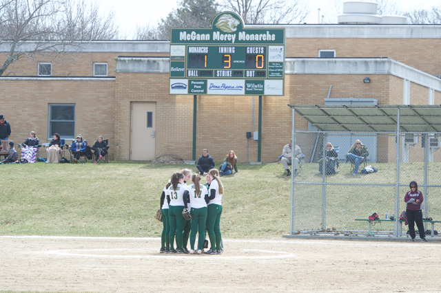 An alumni softball game will be played on the McGann-Mercy field. (Credit: Robert O'Rourk)