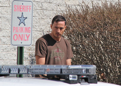 Curran Lee Kirchner, 32, of Wading River leaving his arraignment Wednesday morning. (Credit: Carrie Miller)