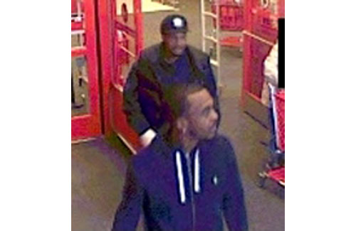 COURTESY SCPD | Police said three men stole nearly $1,900 in merchandise from Target in November.