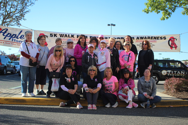 NFBH 5K organizers and breast cancer survivors.