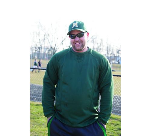 Bishop McGann-Mercy baseball coach Ed Meier 030816