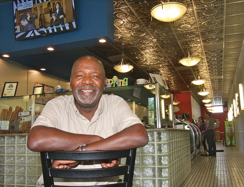 Robert ‘Bubbie’ Brown will lead a poetry session with a Juneteenth theme at Blue Duck Bakery in Riverhead this Sunday. (Credit: Barbaraellen Koch)