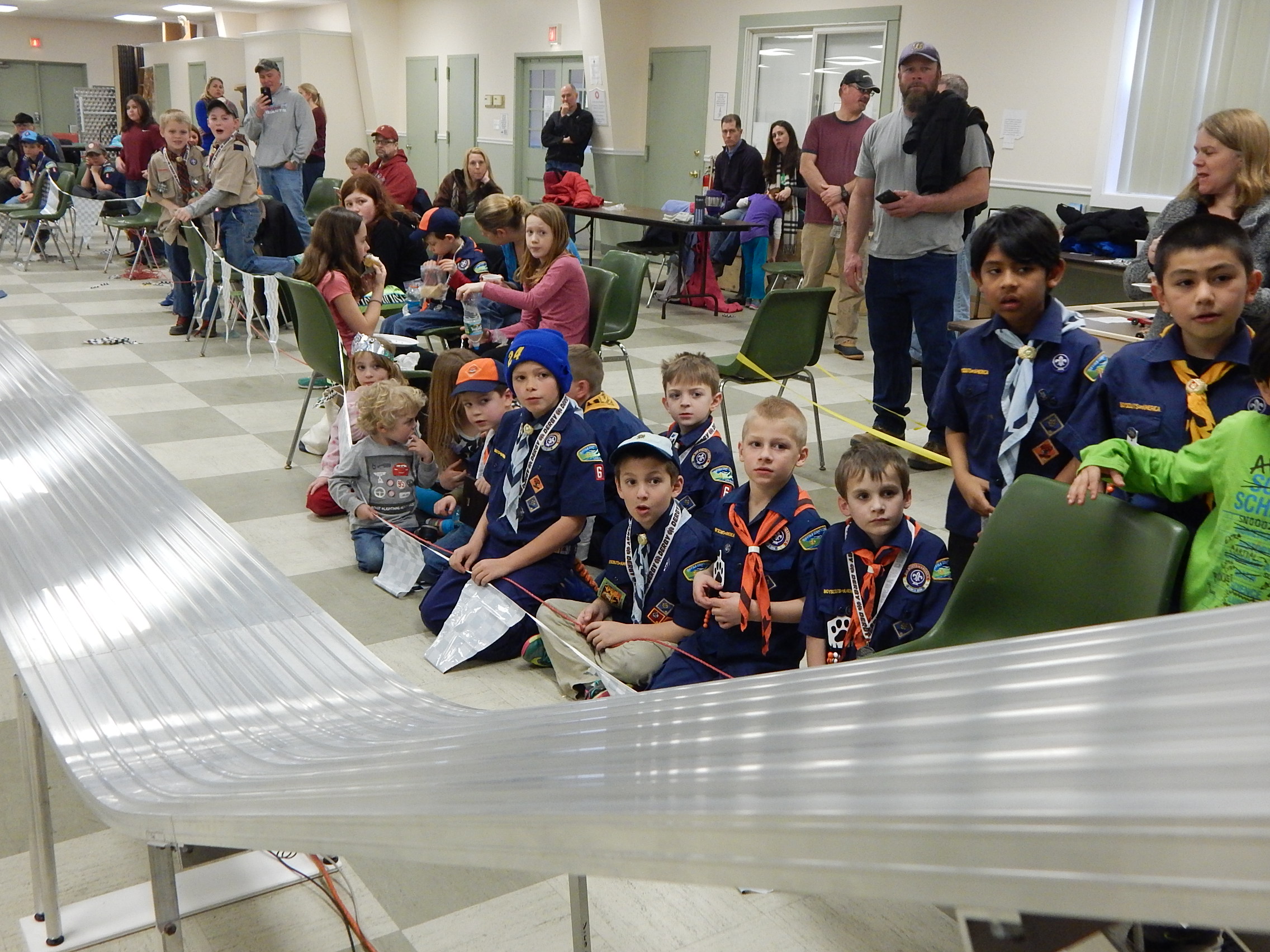 Courtesy photos of the Cub Scouts'Pack 6 Pinewood Derby night by Derek Bossen.