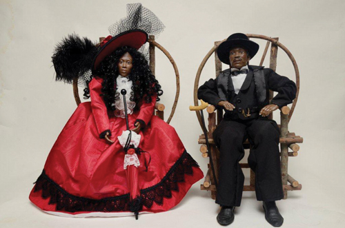 Suffolk County Historical Society's 'Black History Through the Eyes of Dolls' will be on display through March 7. (Courtesy photo)