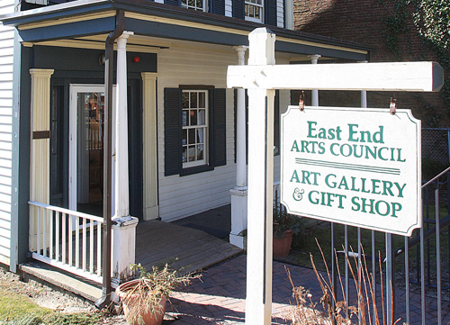 The East End Arts gallery on East Main Street in Riverhead. (Credit: File)