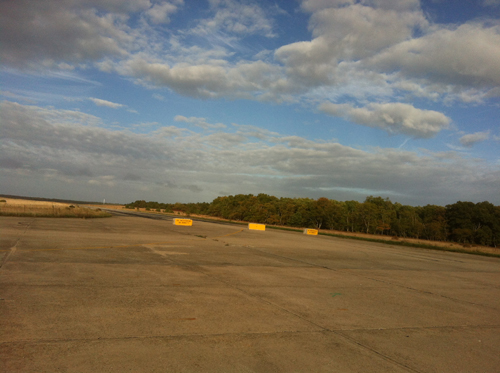 The view from the western runway at EPCAL