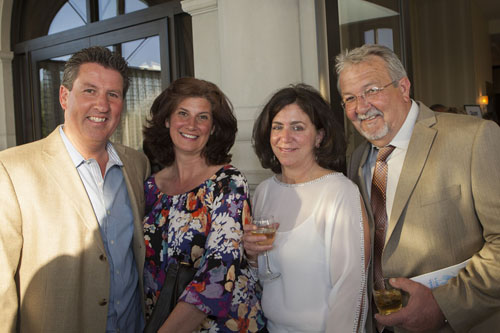 From left:  Tom and Susan McCarthy, Val and Dave Cichanowicz. (Credit: Katharine Schroeder)