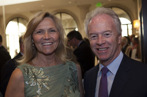 astern Long Island Hospital president and CEO Paul J. Connor with wife Connie. (Credit: Katharine Schroeder)