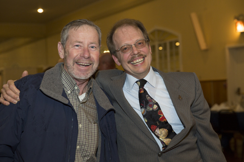 Dan Gilrein and a friend during the gala. (Credit: Courtesy LIFB) 