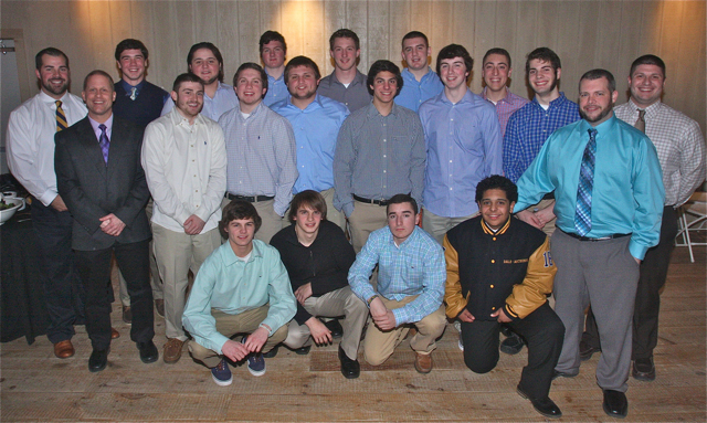 The Shoreham-Wading River football team was honored as the 2014 People of the Year for the News-Review. (Credit: Barbaraellen Koch)