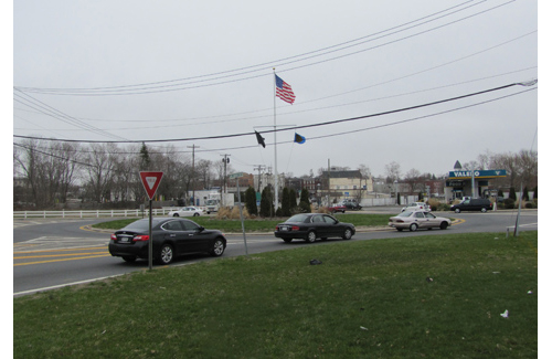 The Route 24 traffic circle in Riverside. (Credit: Tim Gannon, file)