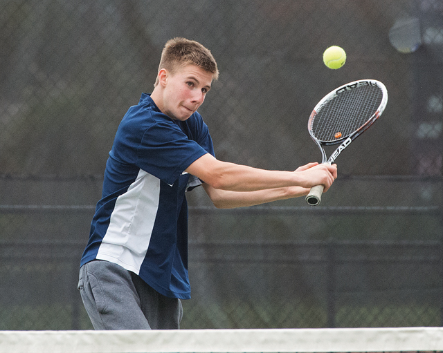 Christopher Kuhnle returns to play first singles for Shoreham-Wading River this season. (Credit: Robert O'Rourk, file)