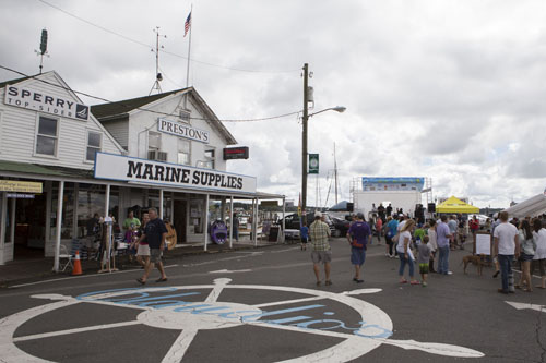 KATHARINE SCHROEDER PHOTO | Downtown Greenport was the site of the 24th Maritime Festival this past weekend.