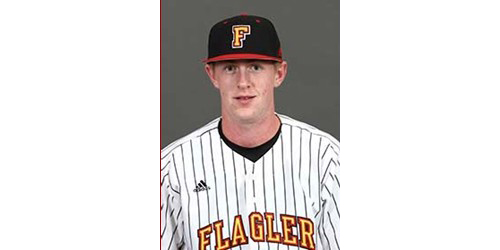Shoreham-Wading River graduate Mike O'Reilly was the Peach Belt Conference’s Pitcher of the Week. (Credit: Flagler College Athletics)