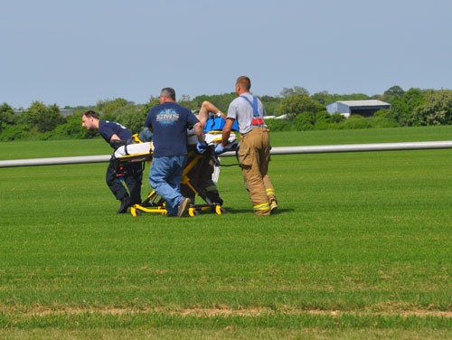 Motorcyclist airlifted in Calverton 8