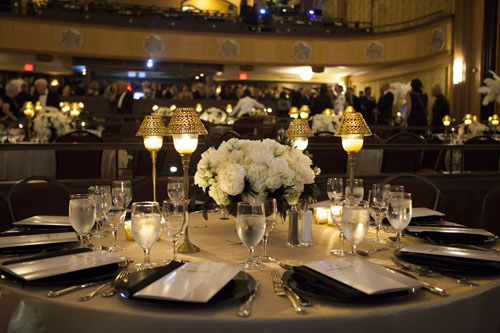 Table settings at the theater. (Credit: Katharine  Schroeder)