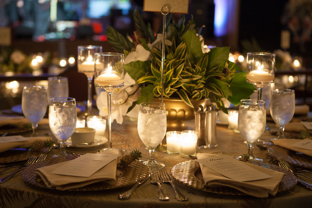 Tables ready for guests. (Credit: Katharine Schroeder)