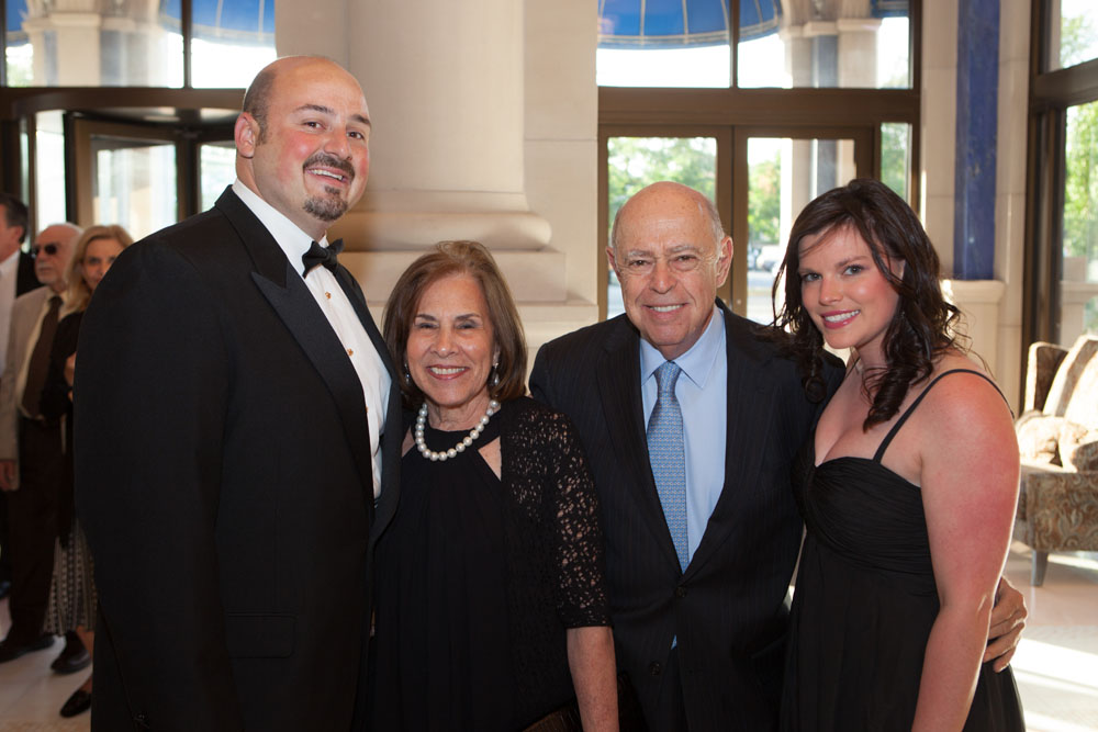 From left:  Ike Israel, Marcia and Sheldon Gordon, and Stephanie Israel.