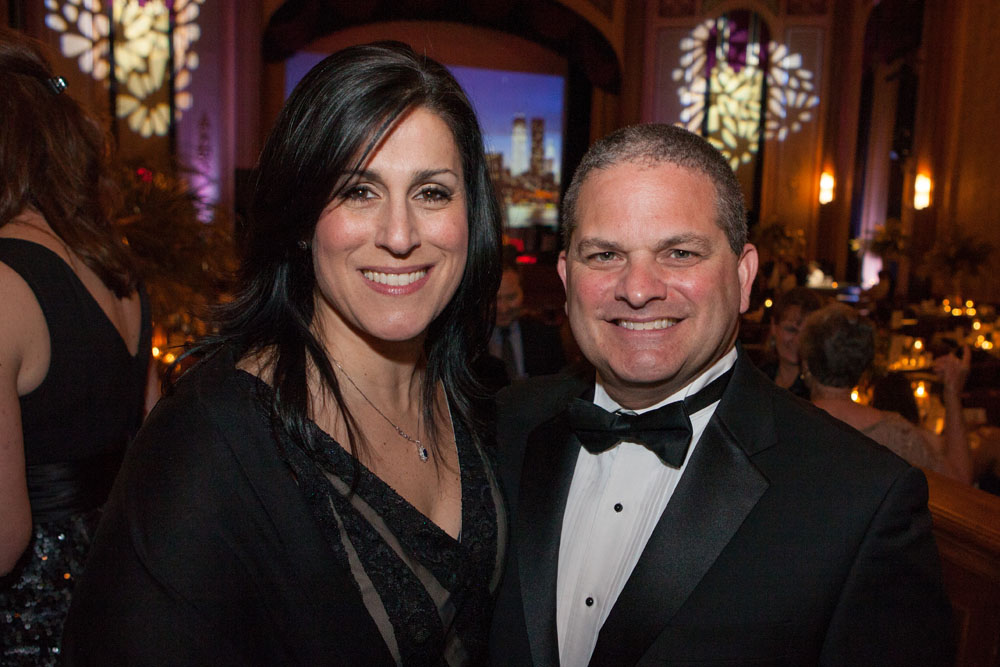 Dr. George Ruggerio, head of Family Medicine, with wife Tina. (Credit: Katharine Schroeder)