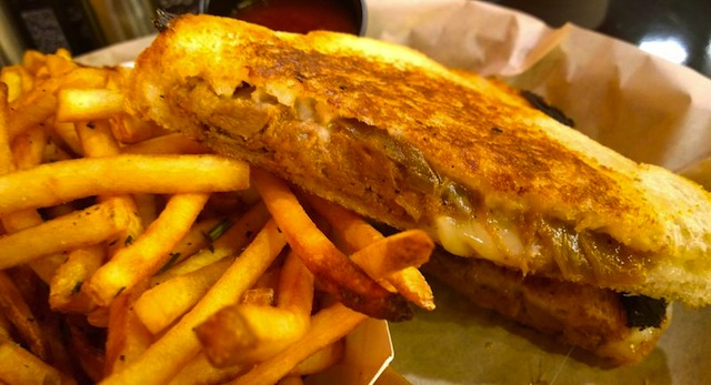 Pork grilled cheese at Phil's