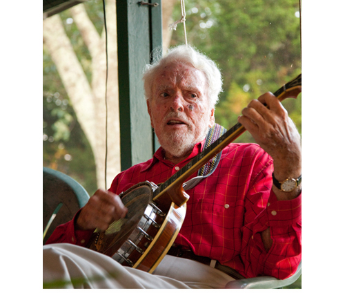 PIKE FAMILY COURTESY PHOTO | A recent photo of Otis Pike playing the ukulele at a family party.