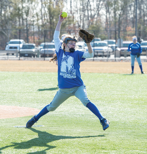 Riverhead sophomore Casey Plitt pitched nearly every inning last season for the Blue Waves. (Credit: Robert O'Rourk, file)